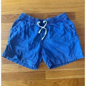 Chubbies Weekend shorts Blue Ski Print Elastic Waist Drawstring Size Small